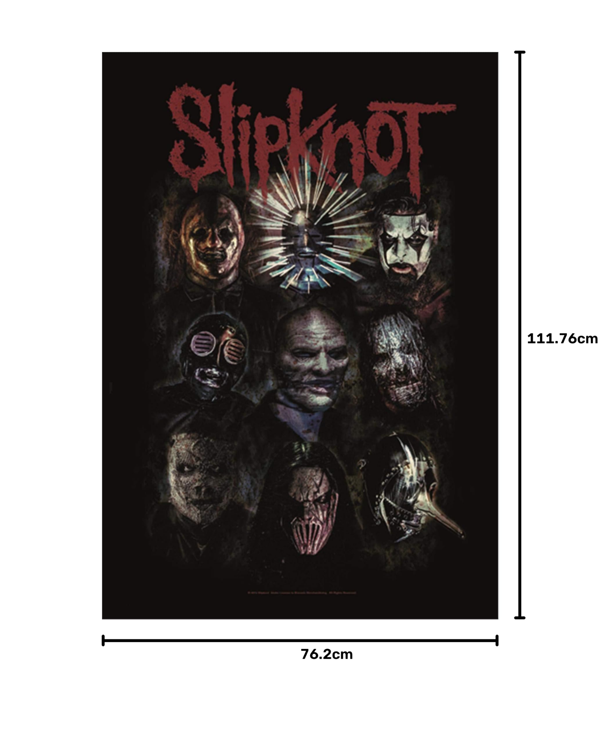 Amazon.co.jp: Slipknot いぶし加工大型ファブリックポスター/フラッグ